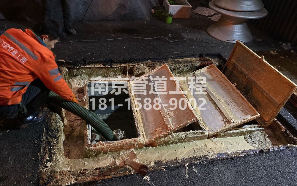 276蒋王庙饭店隔油池清理